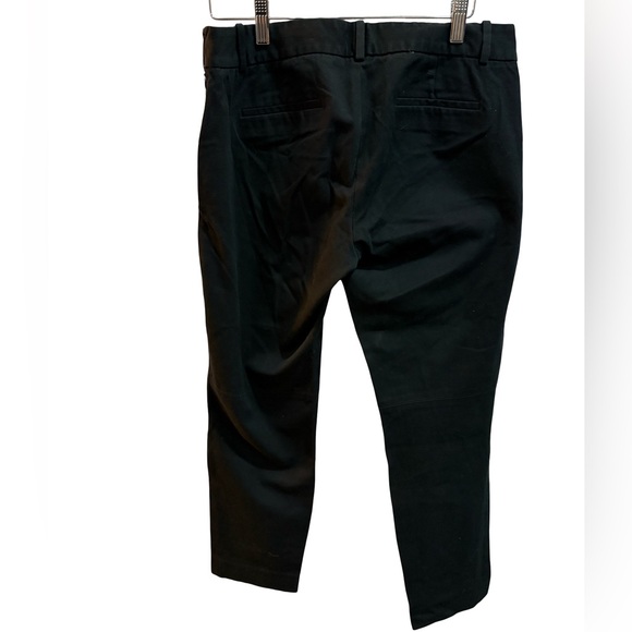 J. Crew City Fit Black Stretch Cropped Straight Leg Pants | Size 8 - Picture 7 of 7